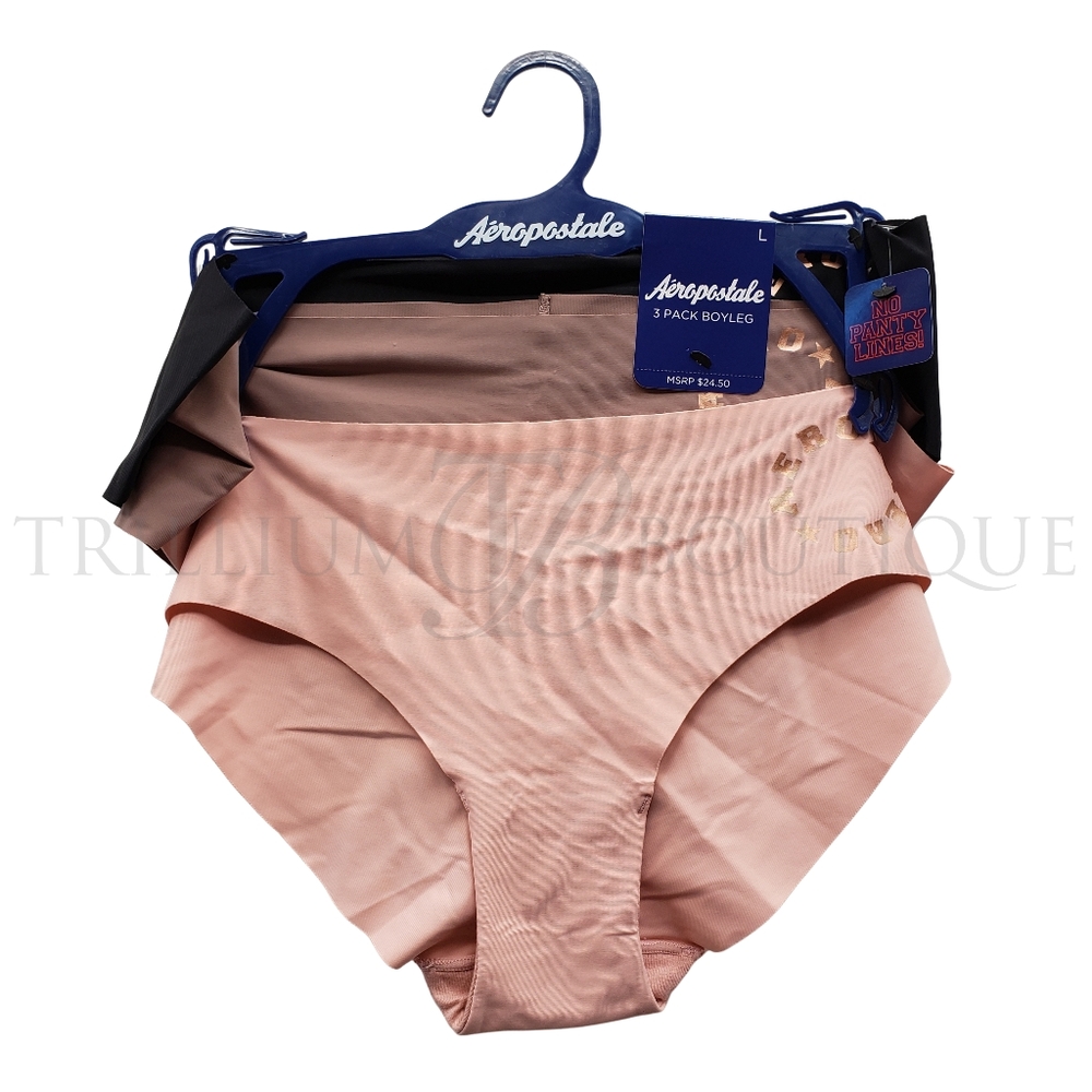Aeropostale Boyleg Underwear Large 3 Pairs NWT Panties